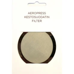 Aeropress kestosuodatin verkolla