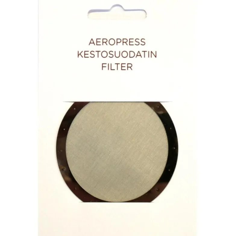 Aeropress kestosuodatin verkolla