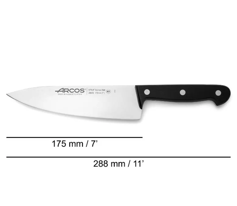 Arcos kokkiveitsi 17,5 cm