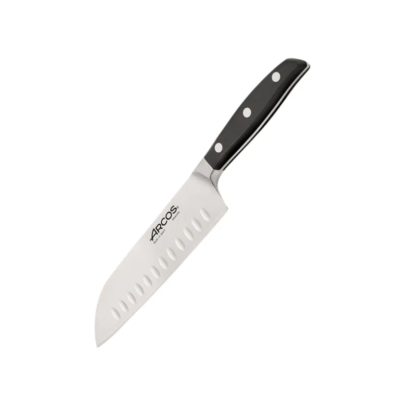 Arcos Manhattan taottu ovaalihiottu santoku kokkiveitsi 18cm