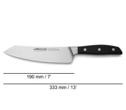 Arcos Manhattan taottu Santoku/Kiritsuke kokkiveitsi 19cm