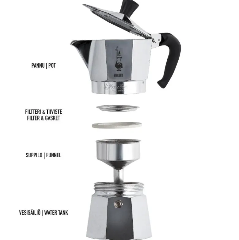Bialetti moka express mutteripannu 3 kuppia