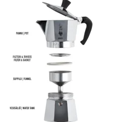 Bialetti moka express mutteripannu 1 kuppi