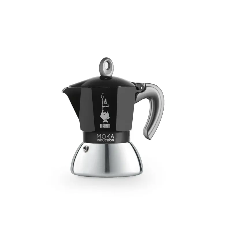 Bialetti Moka Induction black mutteripannu induktiolle 2 kuppia