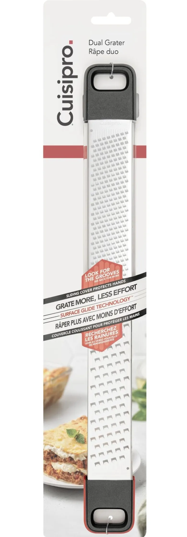 Cuisipro Deluxe Dual mikroteräraastin 2 karkeutta