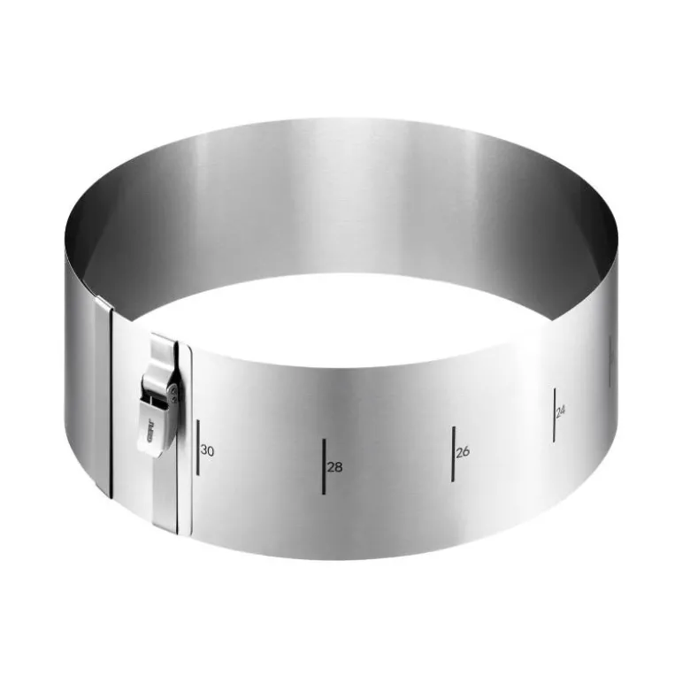 Gefu säädettävä kakkurengas 16-30cm lukituksella, korkeus 10cm