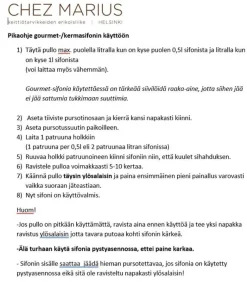 Isi gourmetsifoni 0,5L