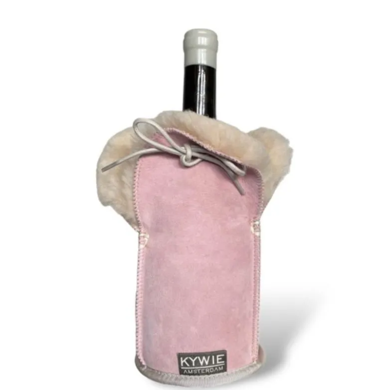 Kywie samppanjajäähdytin baby pink, nahkaa
