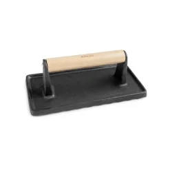 Lacor pihviprässi suorakaide valurautaa 23 x 11cm