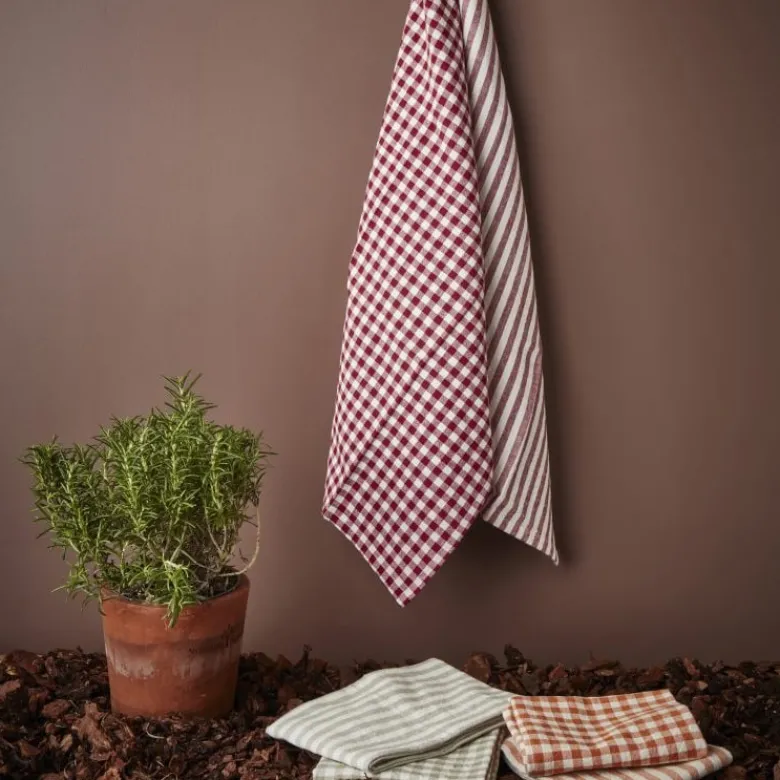 Scandinavian Home keittiöpyyhe punainen 2-pack