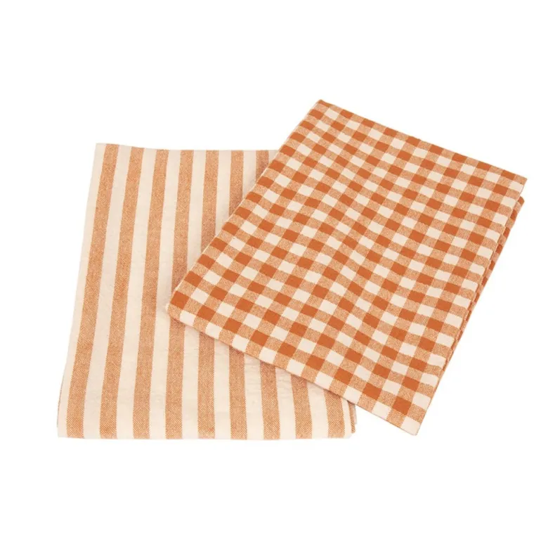 Scandinavian Home keittiöpyyhe keltainen 2-pack