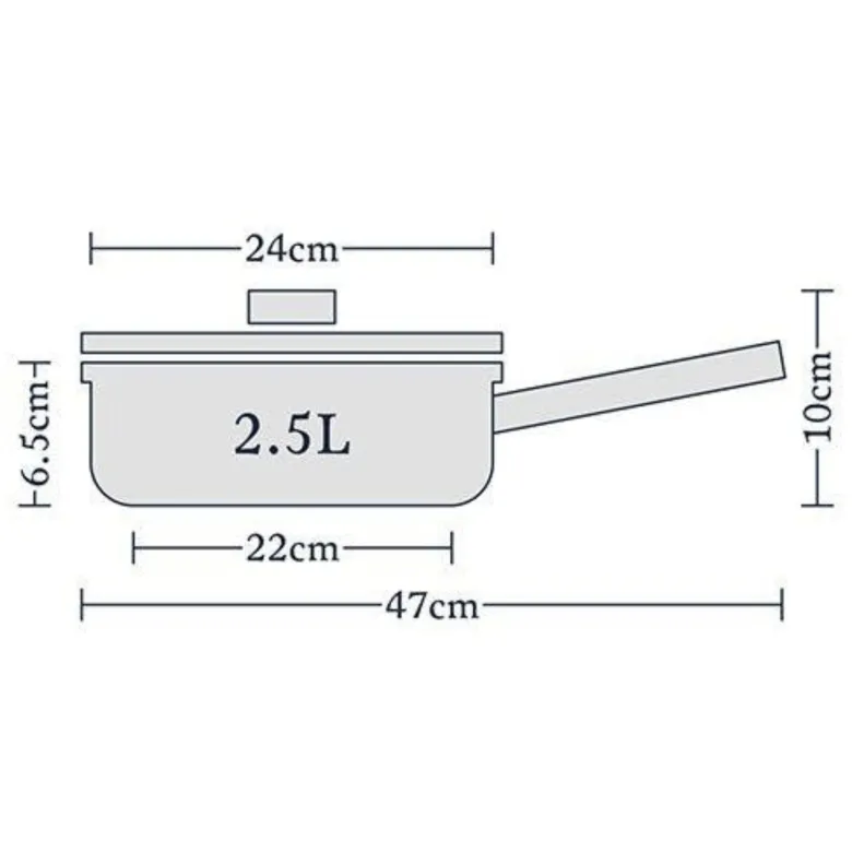 Stellar pinnoitettu paistokasari 24cm kannella