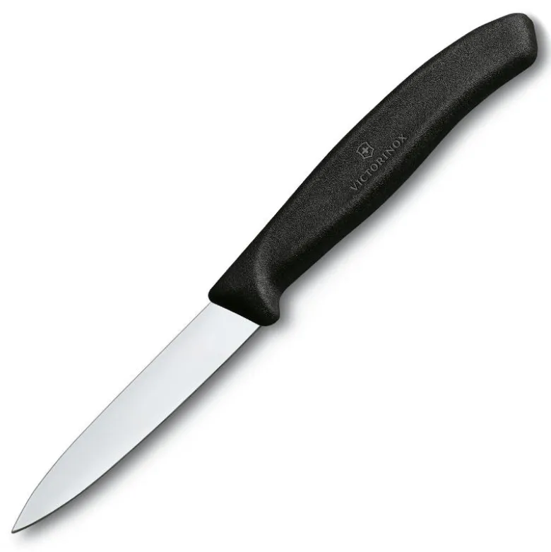 Victorinox teräväkärkinen kuorimaveitsi 8cm fibrox