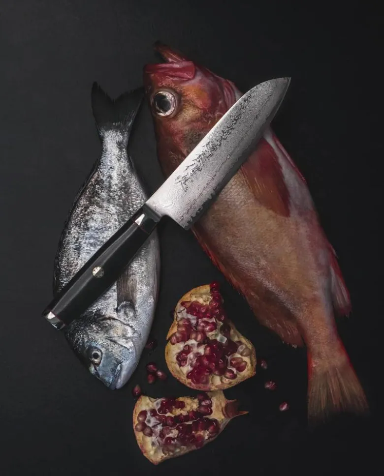 Yaxell Super Gou Ypsilon Santoku kokkiveitsi 16,5cm