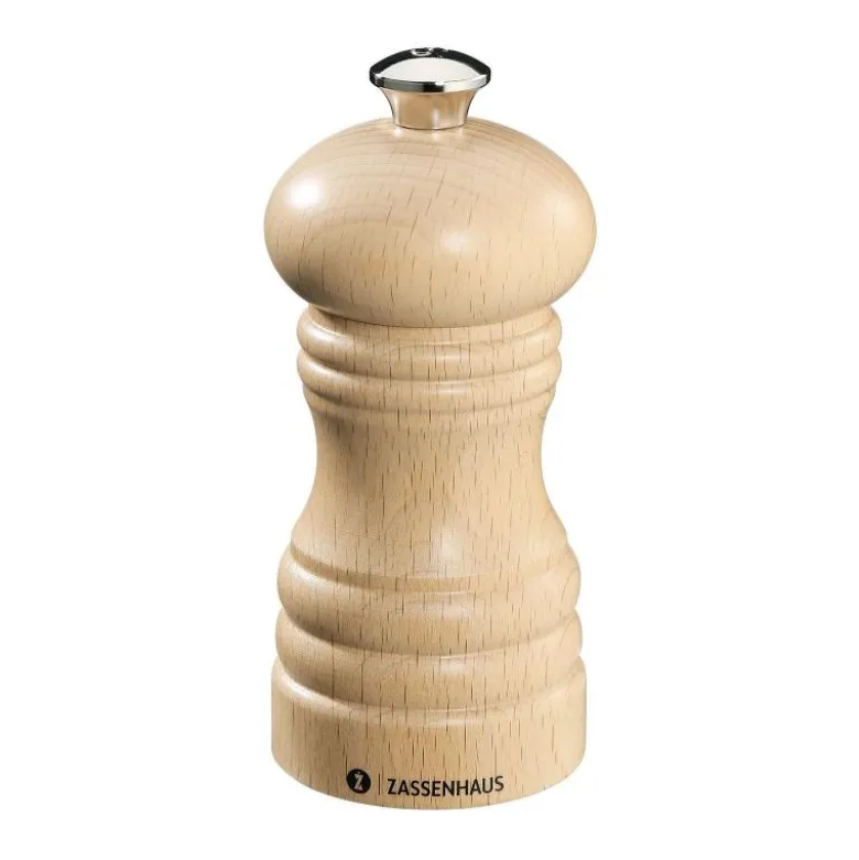 Zassenhaus Berlin vaalea puu suolamylly 12cm